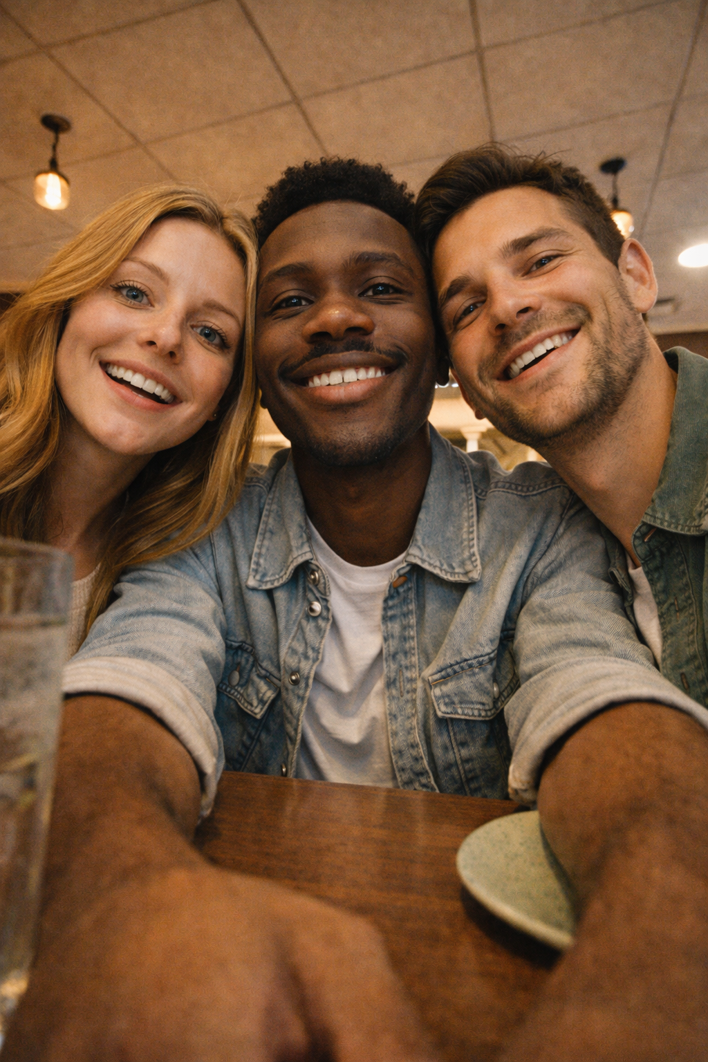 The same photo with corrected perspective