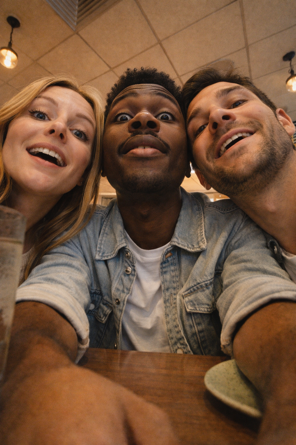 Photo with tilted perspective