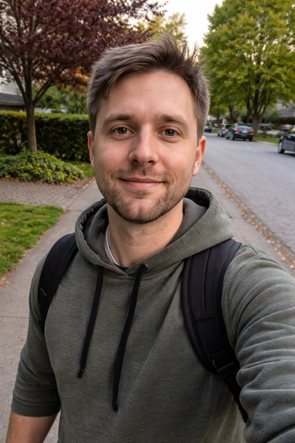 Modern photo before transformation