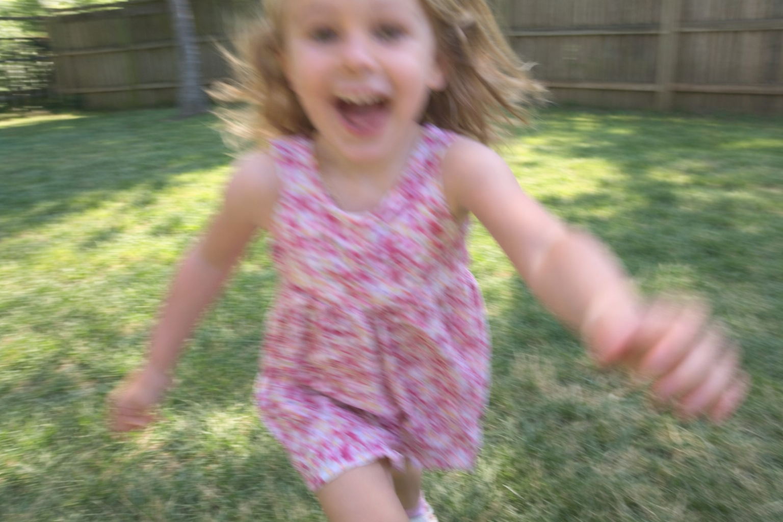 Blurry photo with motion blur