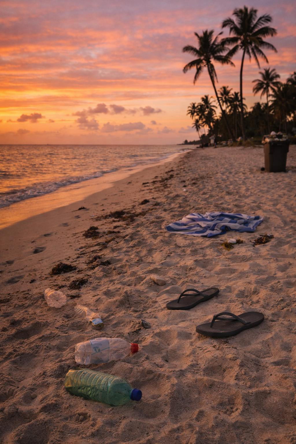 Photo with distracting object in background